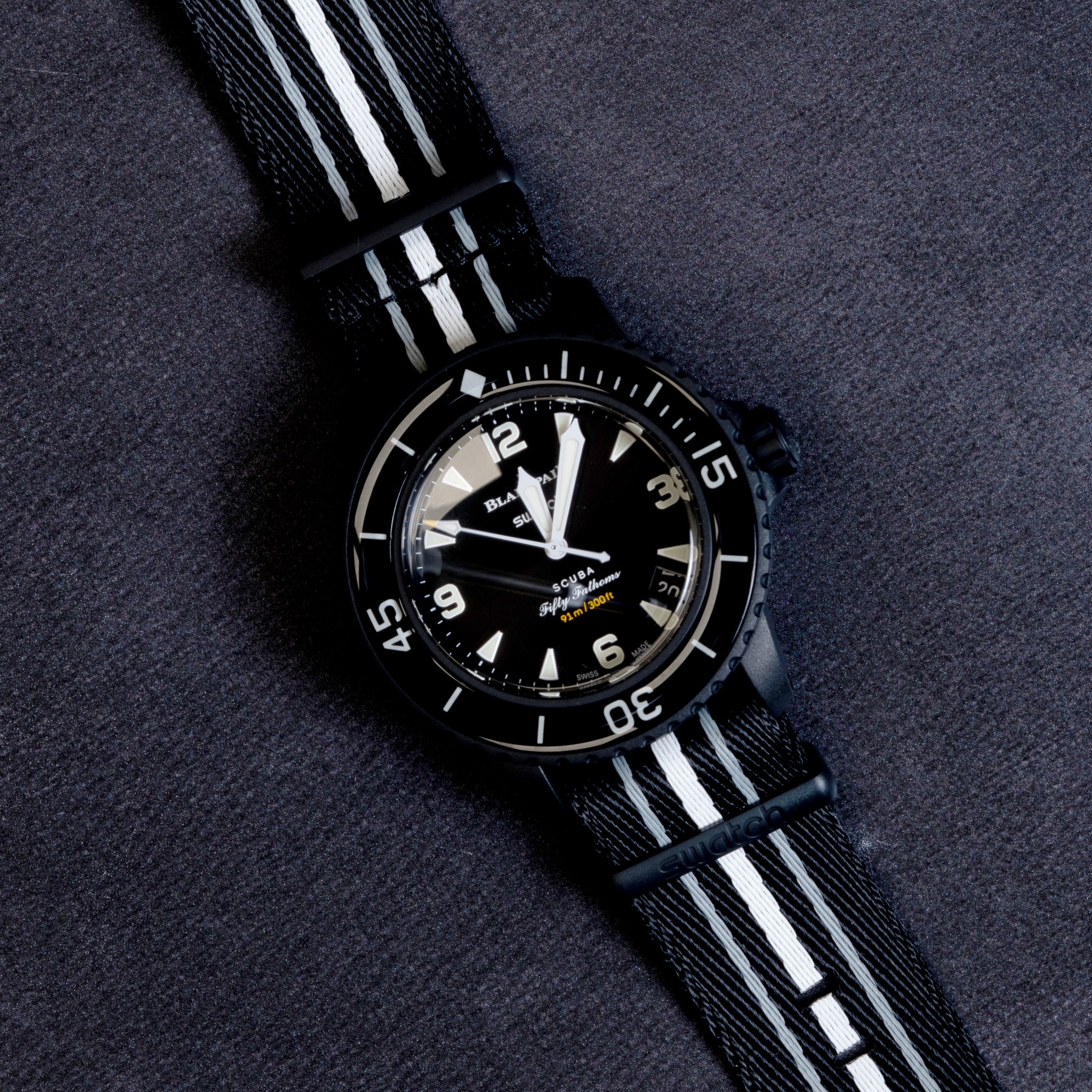 Blancpain + Swatch Fifty Fathoms Ocean of Storms