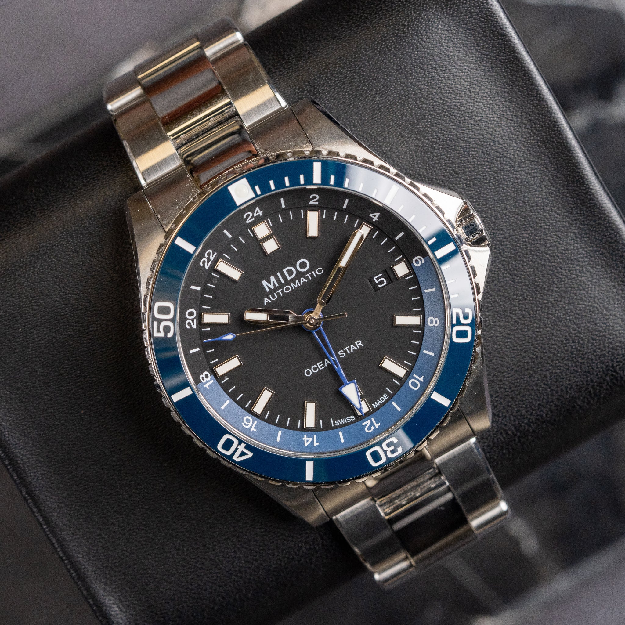 Mido Automatic Oceanstar Blue & Black